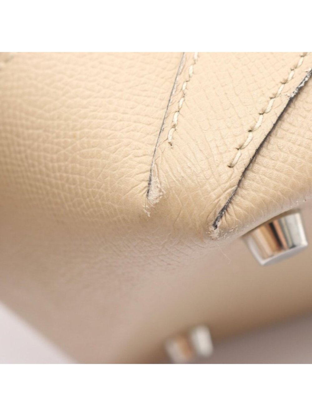 Hermes Handbag Maxi Box Cabas 30 Trench Leather Calf - Picture 8 of 10